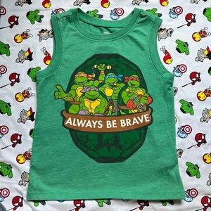 Old Navy: Green Tank Top, size 3T, Teenage Mutant Ninja Turtles